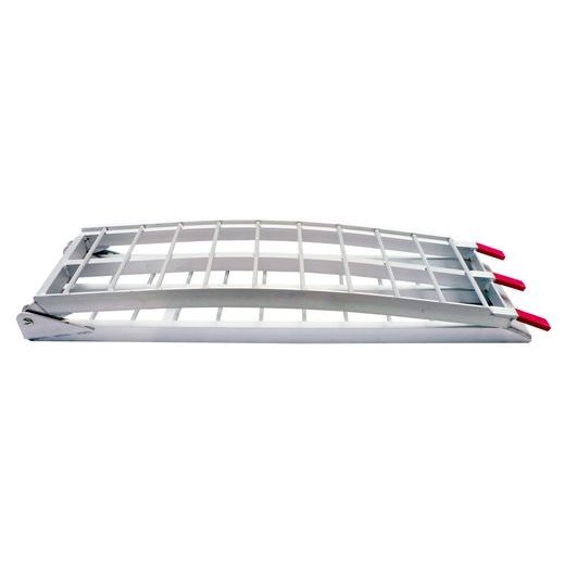 RAMP HALF FOLD ALUMINIUM MX/ATV RAMP 228 LONG X 28 CM WIDE 1 PIECE MAX LOAD 300 KG Q-TECH M002-64