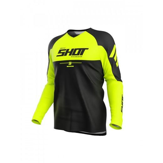JERSEY SHOT DRAW PRIVATE A05-12D-A02-14 NEON YELLOW 4XL