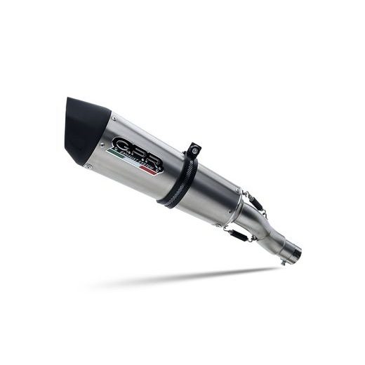 SLIP-ON EXHAUST GPR NEW GRAND PRIX EVO TITANIUM E4.241.GPAN.TO BRUSHED TITANIUM INCLUDING REMOVABLE DB KILLER AND LINK PIPE