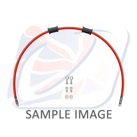 CLUTCH HOSE KIT VENHILL POWERHOSEPLUS SUZ-7012CS-RD (1 HOSE IN KIT) RED HOSES, STAINLESS STEEL FITTINGS