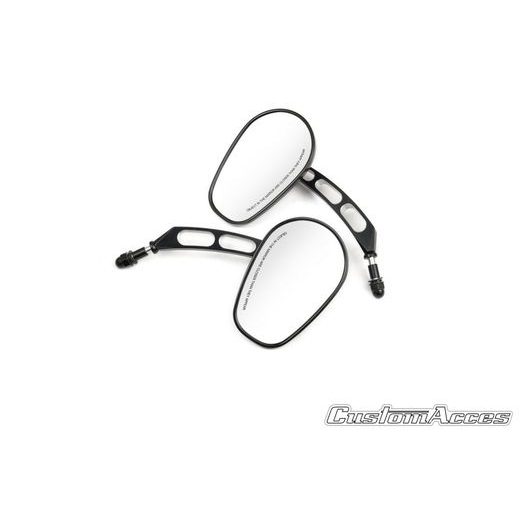 UZVRATNI RETROVIZOR CUSTOMACCES MISURI JR0017N CRNI PAIR