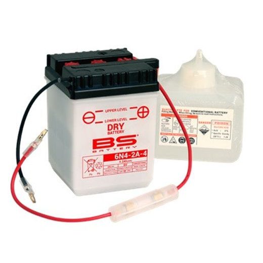 KONVENCIONALNI AKUMULATORI (INCL.ACID PACK) BS-BATTERY 6N4-2A-4 ACID PACK INCLUDED