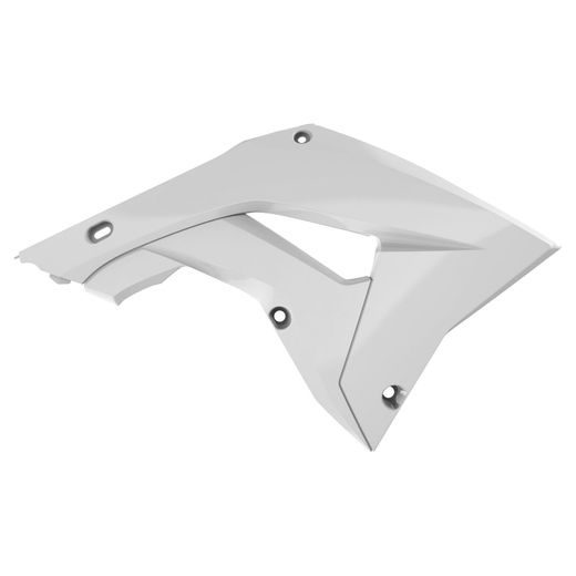 RADIATOR SCOOPS POLISPORT 8421600002 (PAIR) RESTYLING WHITE