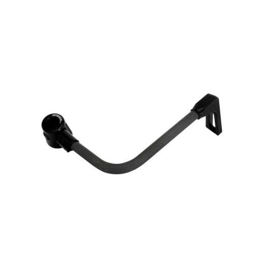 LEVER GUARD ACCOSSATO WITH BLACK HOSE AND JOINT RIGHT, CARBON