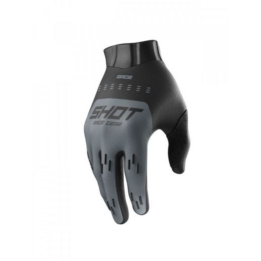 RUKAVICE SHOT RACE EVO A06-13B1-A02-08 BLACK / GREY 08