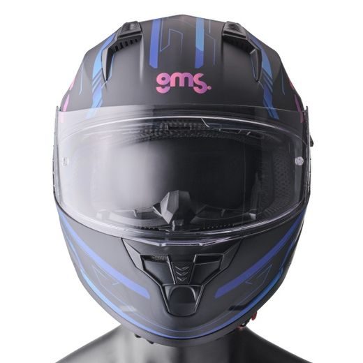 FULL FACE HELMET GMS HEXAGO ZG12501 GRAPHIC BLUE - VIOLET XS