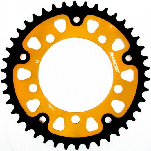 REAR SPROCKET SUPERSPROX STEALTH RST-7_520:42-GLD ZLATO 42T, 520