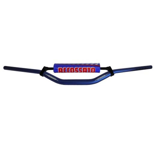 HANDLEBAR ACCOSSATO ALUMINIUM, 28.5 MM PLAVI