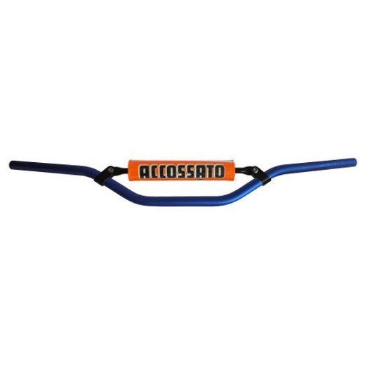 HANDLEBAR ACCOSSATO ALUMINIUM, 22 MM PLAVI