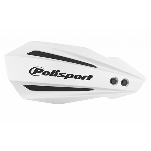 HANDGUARD POLISPORT MX BULLIT 8308500019 WITH MOUNTING SYSTEM WHITE