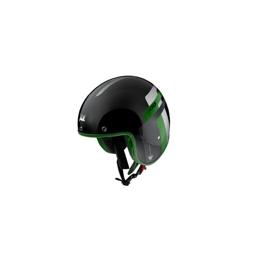 JET HELMET AXXIS HORNET SV ABS OLD STYLE B6 GLOSS GREEN XS