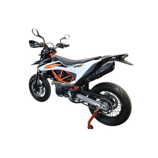 SLIP-ON EXHAUST GPR FURORE NERO KT.204.RACEDB.FUNE MATTE BLACK INCLUDING LINK PIPE AND REMOVABLE DBKILLER