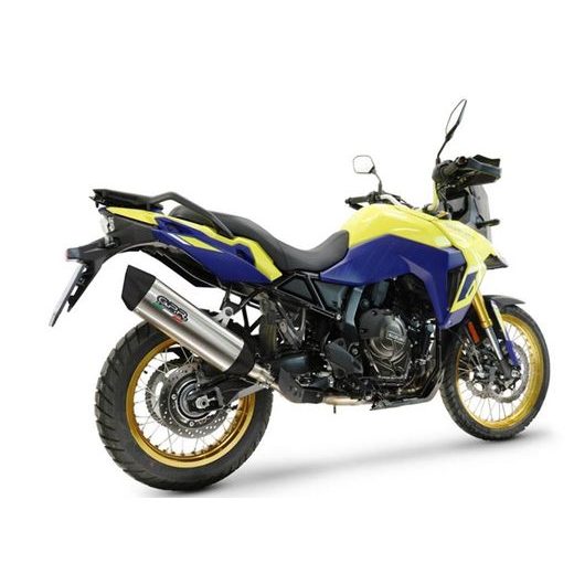 SLIP-ON EXHAUST GPR FURORE-X TITANIO E5.S.207.FUXTIT BRUSHED TITANIUM INCLUDING REMOVABLE DB KILLER AND LINK PIPE