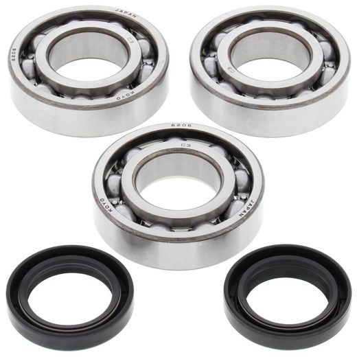 CRANKSHAFT BEARING AND SEAL KIT ALL BALLS RACING CB24-1092