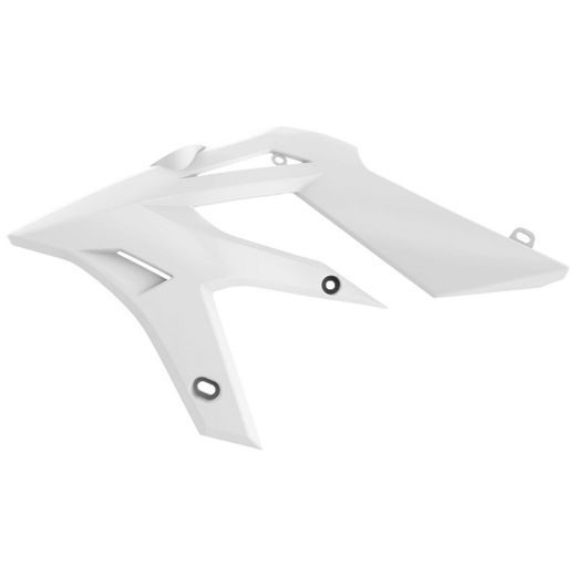 RADIATOR SCOOPS POLISPORT 8418900002 (PAIR) WHITE