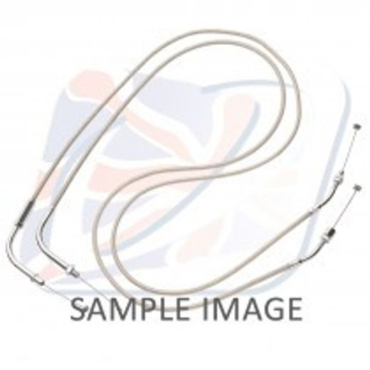 THROTTLE CABLE VENHILL Y01-4-116/B FEATHERLIGHT BRAIDED