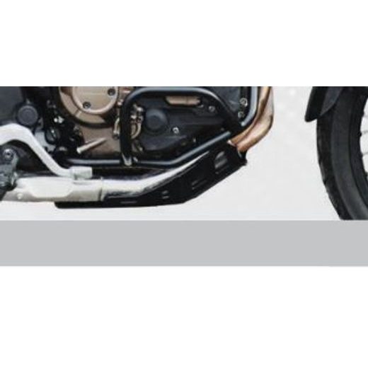 ALUMINUM TRAIL ENGINE GUARD CROSS-PRO CRNI