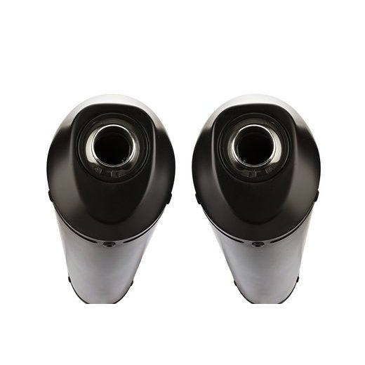 DUAL SLIP-ON EXHAUST GPR GHISA CAT.47.GHI MATTE BLACK