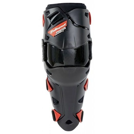 KNEE/SHIN GUARD POLISPORT PRIME L/XL BLACK/RED