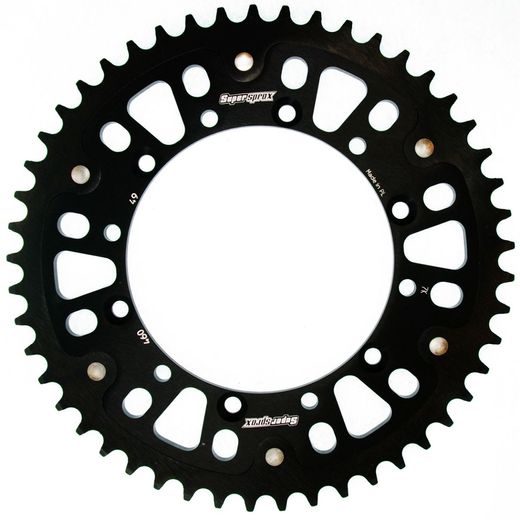 REAR SPROCKET SUPERSPROX STEALTH RST-460:49-BLK CRNI 49T, 520