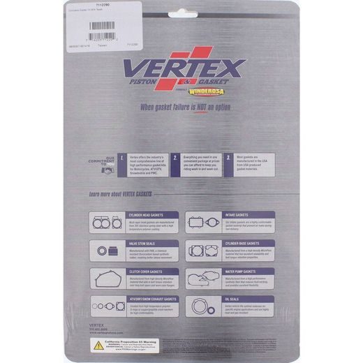 COMPLETE GASKET KIT WINDEROSA CGKOS 7112290 WITH SEALS