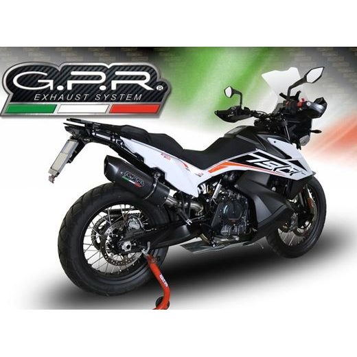 SLIP-ON EXHAUST GPR FURORE NERO KT.108.1.RACE.FUNE MATTE BLACK INCLUDING LINK PIPE