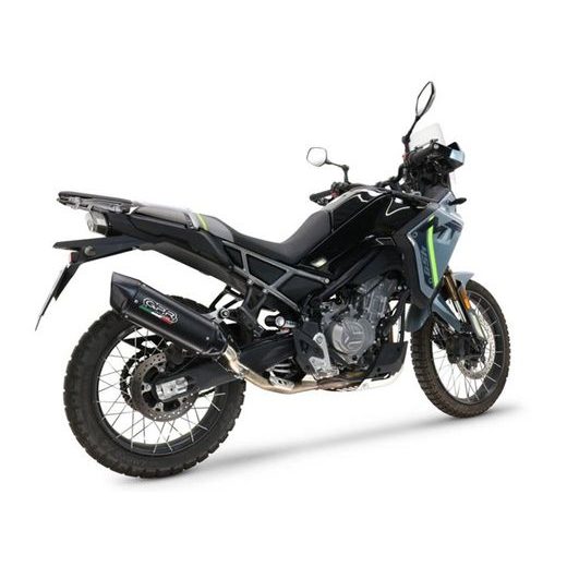 SLIP-ON EXHAUST GPR FURORE-X TITANIO NERO CF.17.VO.7.FUXTITBL TITANIUM MATTE BLACK INCLUDING REMOVABLE DB KILLER AND LINK PIPE