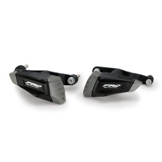 FRAME SLIDERS PUIG PRO 2.0 21485N BLACK WITH GREY RUBBER