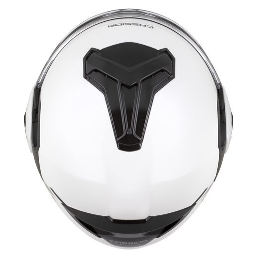 FULL FACE HELMET CASSIDA MULTIFLIP SOLID BLACKOUT PEARL WHITE/BLACK L