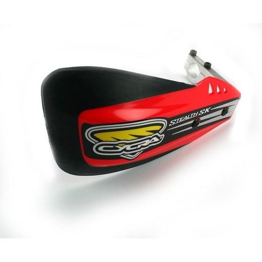 HANDGUARDS CYCRA STEALTH SK 0045-32X SNOWMOBILE HONDA RED