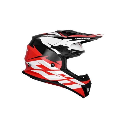MOTOCROSS HELMET CASSIDA CROSS CUP TWO RED/ WHITE/ BLACK 2XL