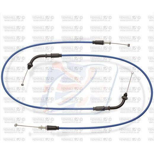 THROTTLE CABLE VENHILL S01-4-105-BL FEATHERLIGHT PLAVI