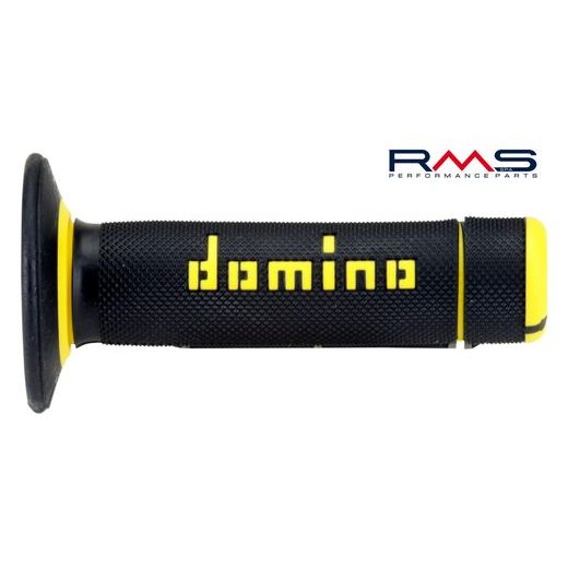 HAND GRIPS DOMINO 184160440 BLACK/YELLOW DOMINO