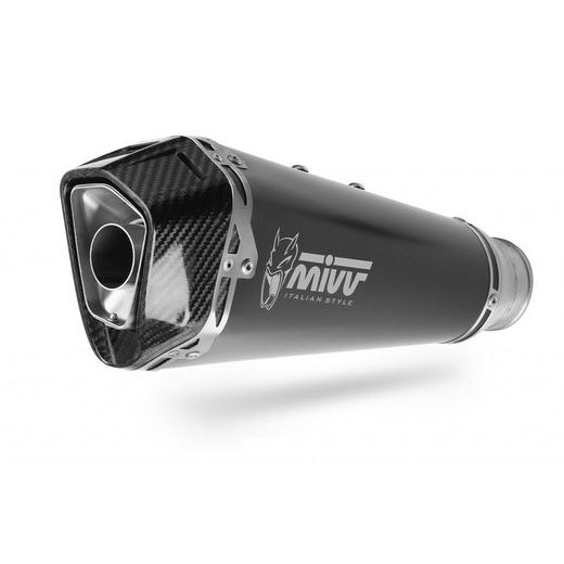 SILENCER MIVV DELTA RACE B.038.LDRB BLACK STAINLESS STEEL