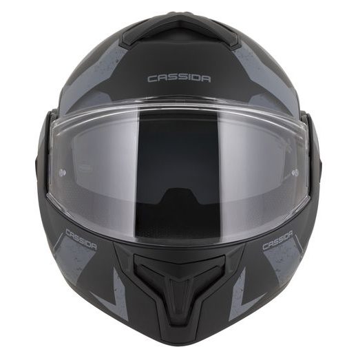 FULL FACE HELMET CASSIDA MULTIFLIP KORP BLACK MATT/DARK GRAY/GRAY S