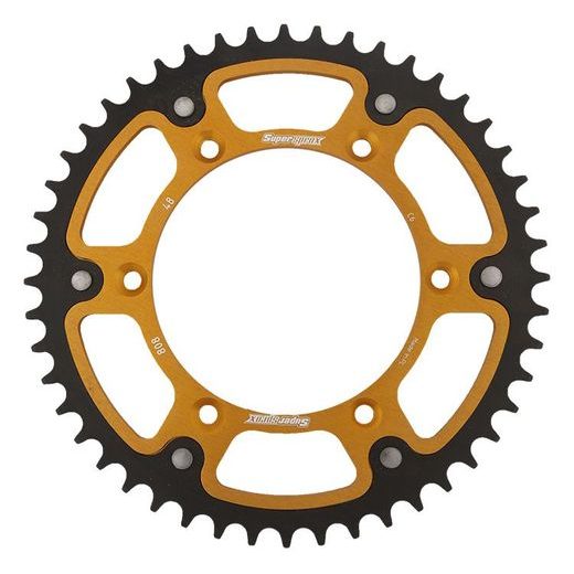 REAR SPROCKET SUPERSPROX STEALTH RST-808:48-GLD ZLATO 48T, 520