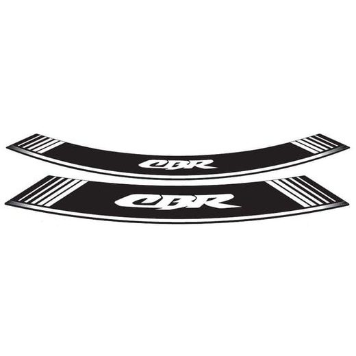 RIM STRIP PUIG CBR 5524B WHITE SET OF 8 RIM STRIPS