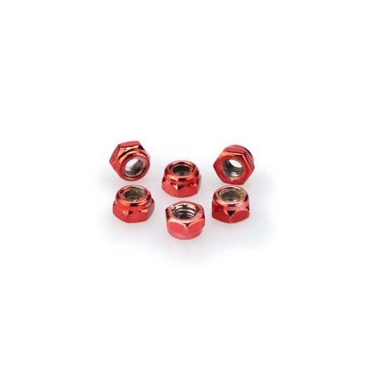 NUTS PUIG ANODIZED 0735R CRVEN M5 (6PCS)