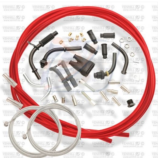 UNIVERSAL THROTTLE CABLE KIT VENHILL U01-4-150-RD 1,35M (4 STROKE) CRVEN