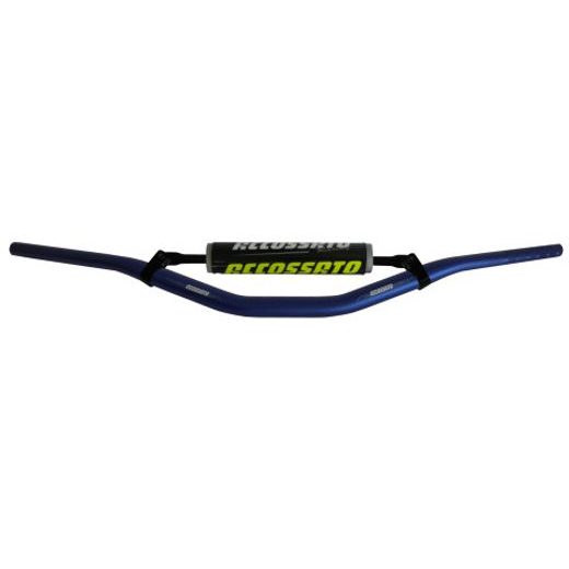 HANDLEBAR ACCOSSATO ALUMINIUM, 28.5 MM CRNI