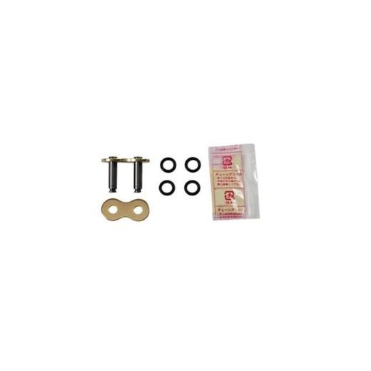 RIVET TYPE CONNECTING LINK D.I.D CHAIN 525ZVM-X2 ZJ GOLD/GOLD