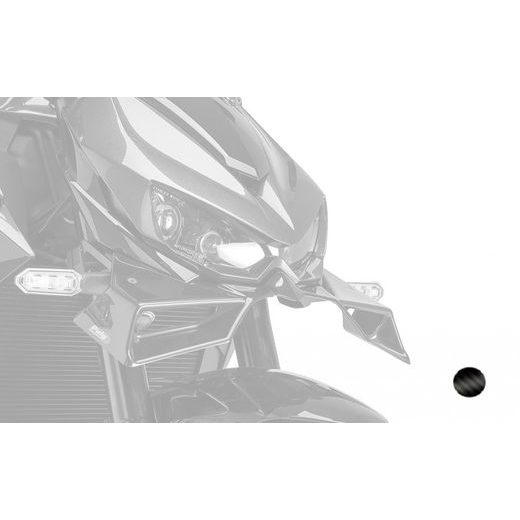 FRONTAL SPOILERS PUIG NAKED 22782J MATT BLACK