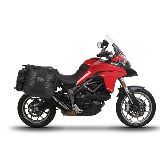 COMPLETE SET OF SHAD TERRA TR40 ADVENTURE SADDLEBAGS, INCLUDING MOUNTING KIT SHAD DUCATI MULTISTRADA 950 / 1200 / 1260