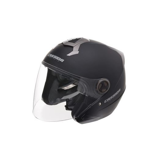 JET HELMET CASSIDA MAGNUM BLACK MATT XS