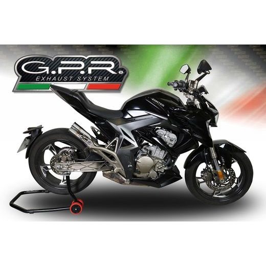 SLIP-ON EXHAUST GPR F205 Z.3.F205 BRUSHED STAINLESS STEEL