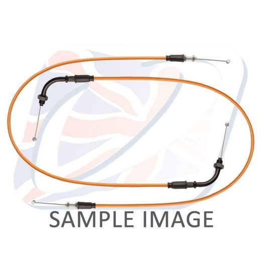 THROTTLE CABLE VENHILL Y01-4-101-OR FEATHERLIGHT ORANGE