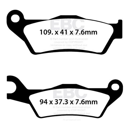 DISK PLOČICE EBC SFAC732