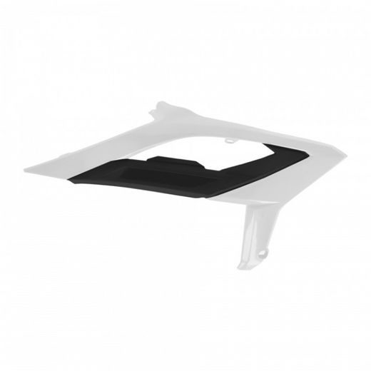 RADIATOR SCOOPS POLISPORT 8496200002 WHITE/BLACK