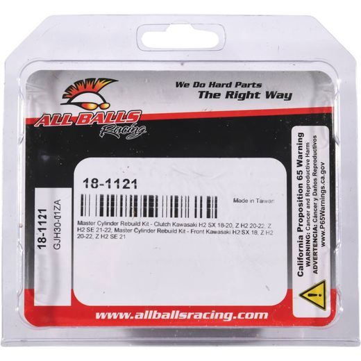 MASTER CYLINDER REBUILD KIT ALL BALLS RACING MCR18-1121