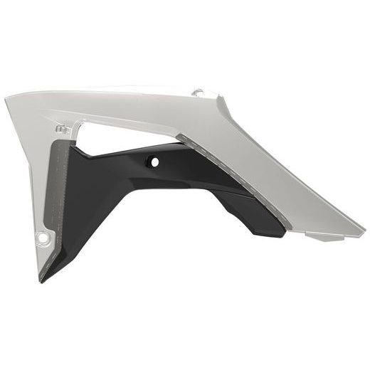 RADIATOR SCOOPS POLISPORT 8414800005 CLEAR/BLACK